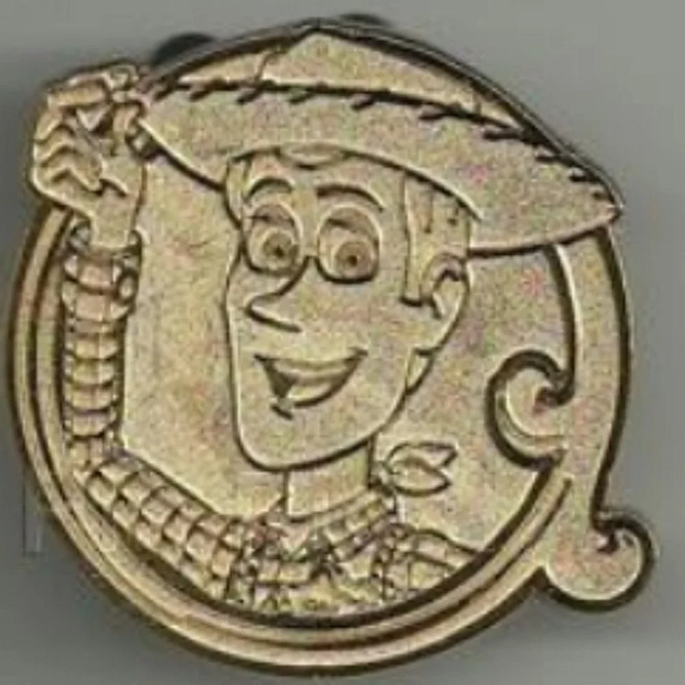 Disney Pin Toy‎ Story Hero Woody GOLD Chaser 75755 PT52 Series Mystery
